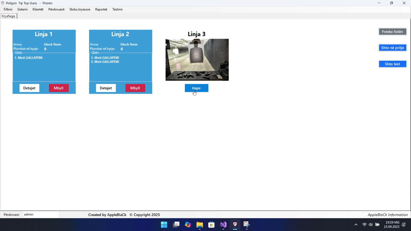 Poligon App interface