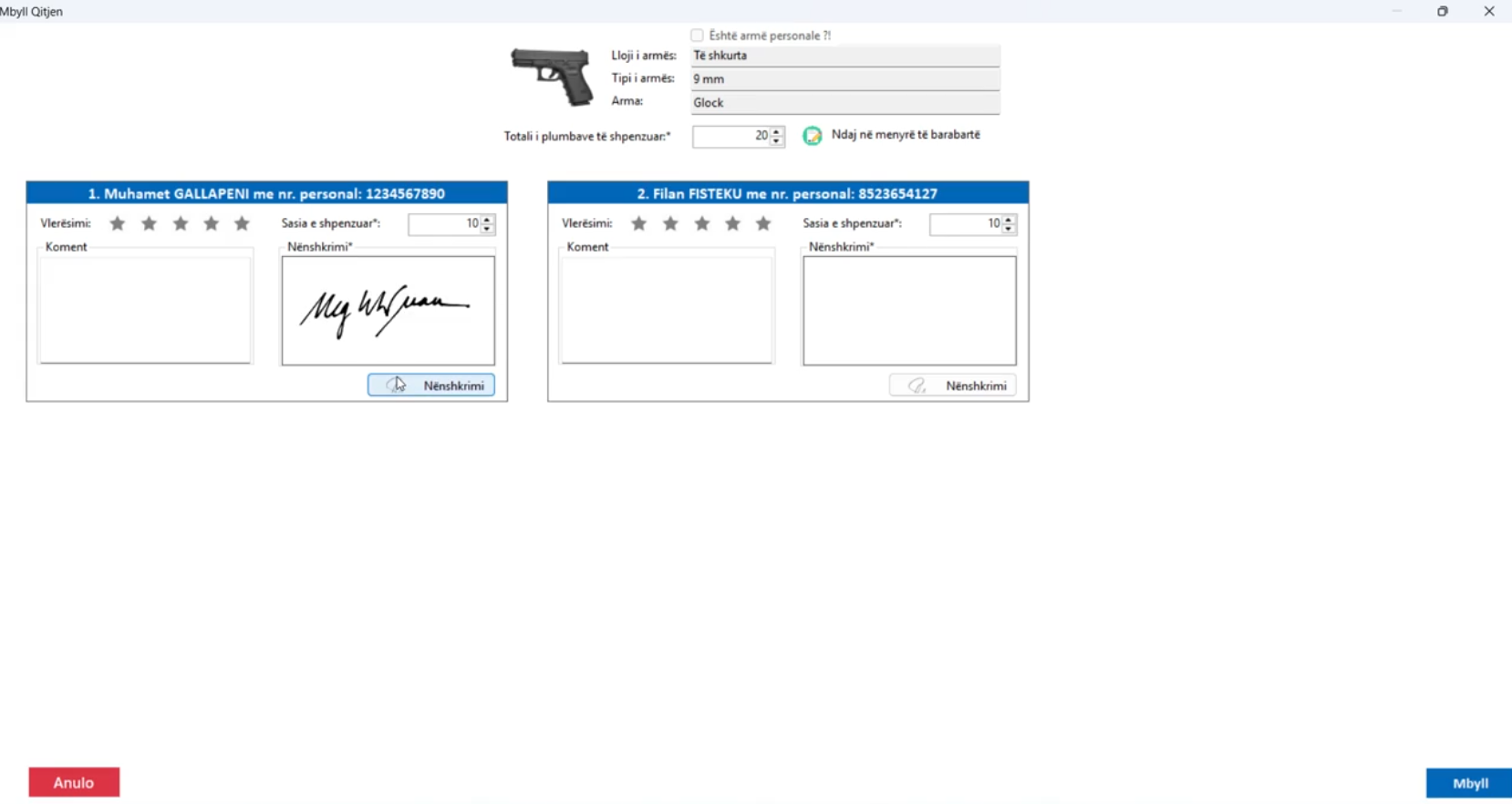 Poligon App signature workflow